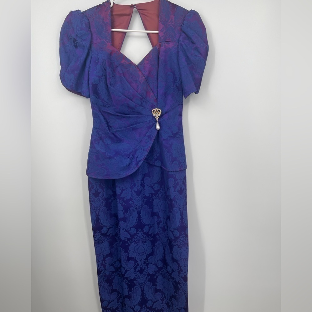 Vintage 80s Scott McClintock Prom Dress SZ 4